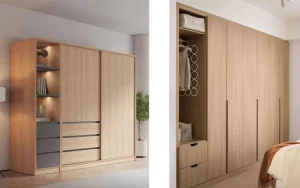 تفاوت کمد ریلی و لولایی